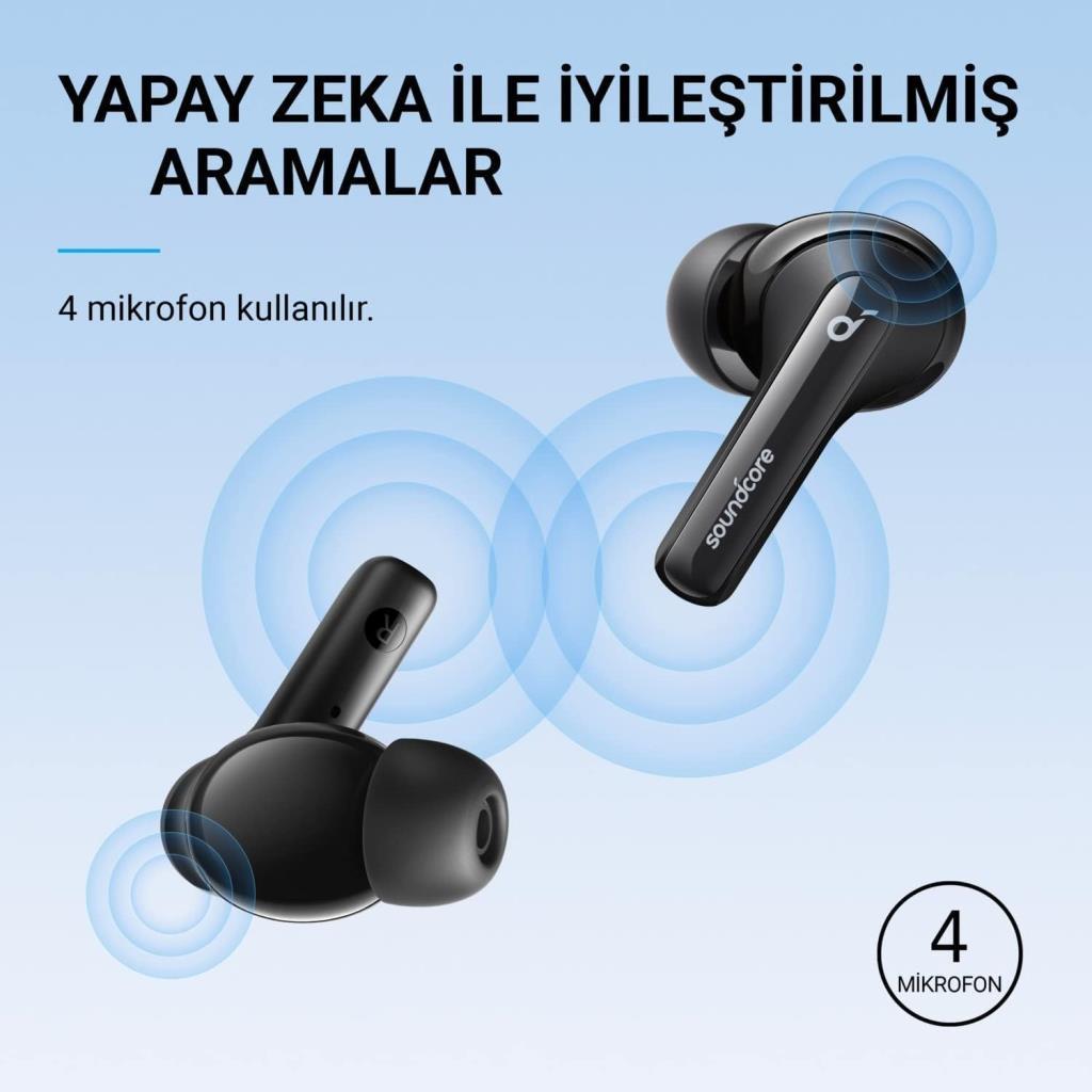 Anker SoundCore Life Note 3i TWS ANC Siyah Kulak İçi Bluetooth Kulaklık Teşhir