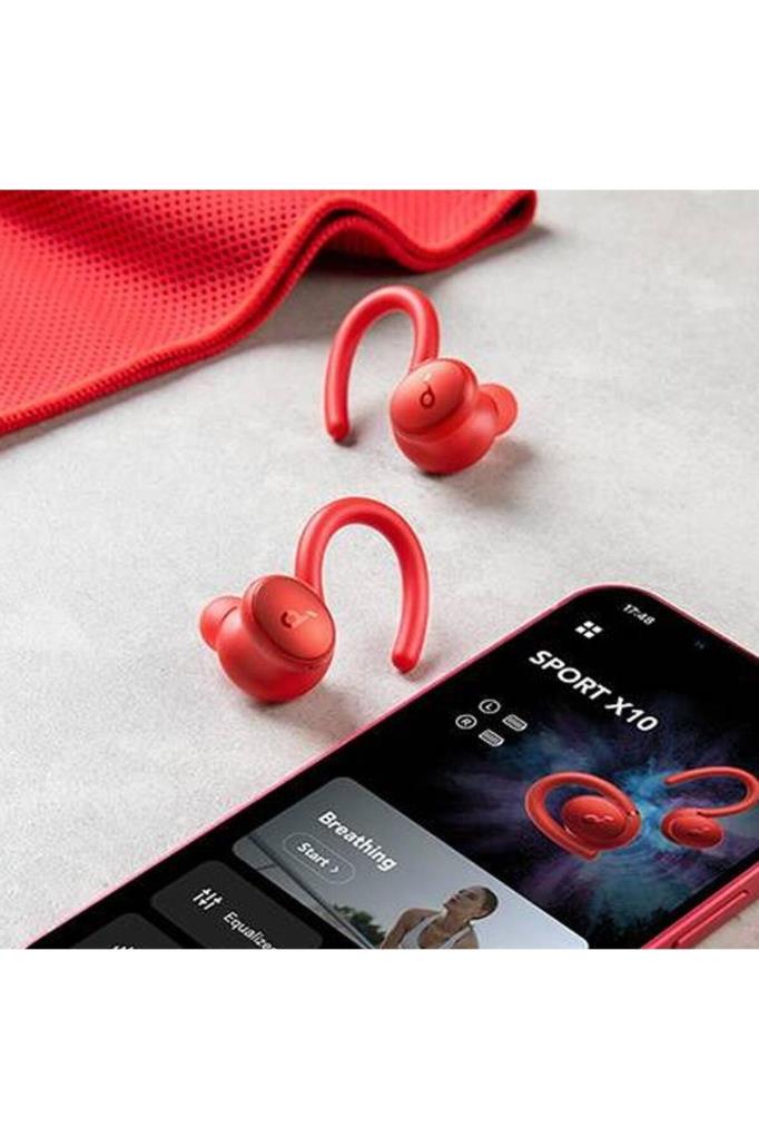 Anker SoundCore Sport X10 TWS Kulak İçi Bluetooth Kulaklık Kırmızı Teşhir