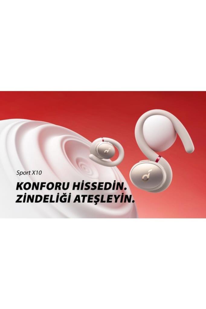Anker SoundCore Sport X10 TWS Kulak İçi Bluetooth Kulaklık Beyaz Teşhir