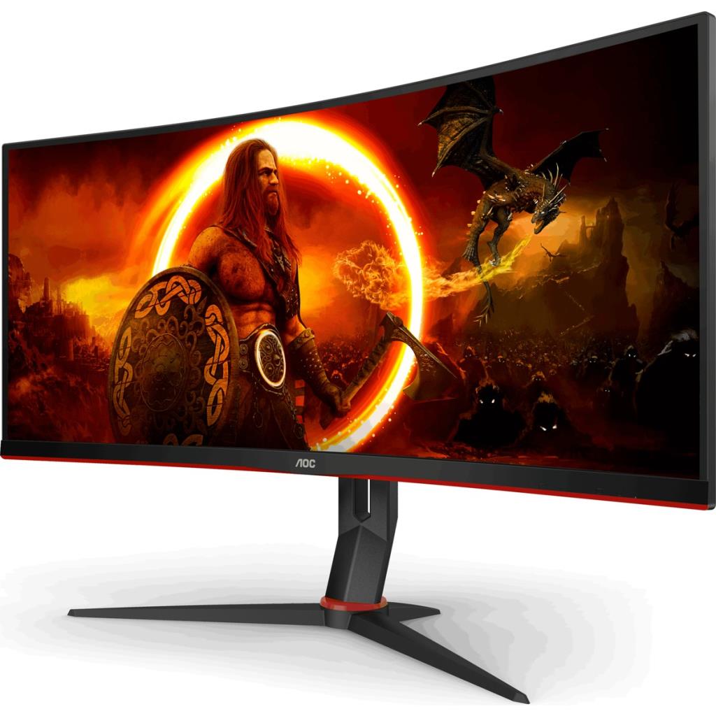 AOC CU34G2XP/BK 34" 1 ms WQHD Curved 180 Hz Oyuncu Monitörü Teşhir