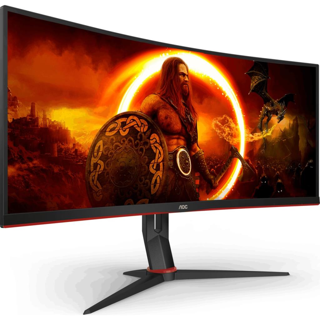 AOC CU34G2XP/BK 34" 1 ms WQHD Curved 180 Hz Oyuncu Monitörü Teşhir