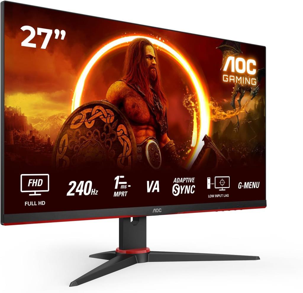 AOC 27G2ZNE/BK 27" 1 ms Full HD 240 Hz Oyuncu Monitörü Teşhir