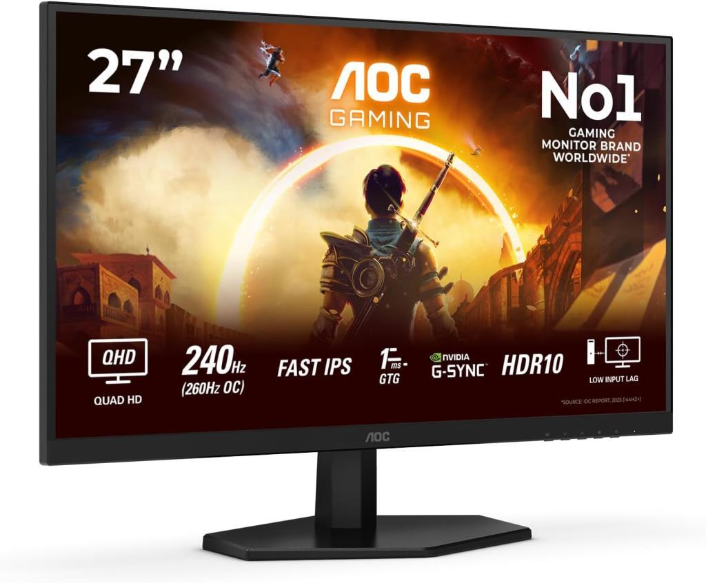 AOC Q27G42ZE 27" 0.3 ms 2K IPS 260 Hz Oyuncu Monitörü Outlet