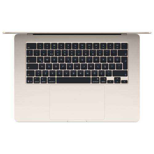 Apple 15"MacBook Air Apple M4 chip with 10-core CPU and 10-core GPU 16GB 256GB SSD-Yıldız Işığı-OUTLET