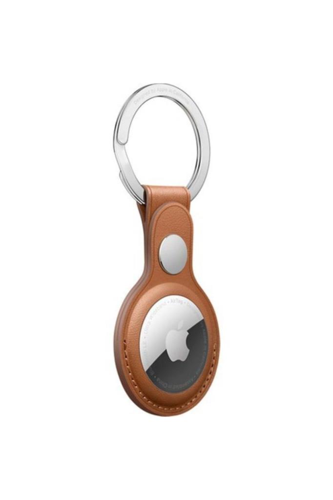 Apple AirTag Deri Anahtarlık - Klasik Kahve Outlet