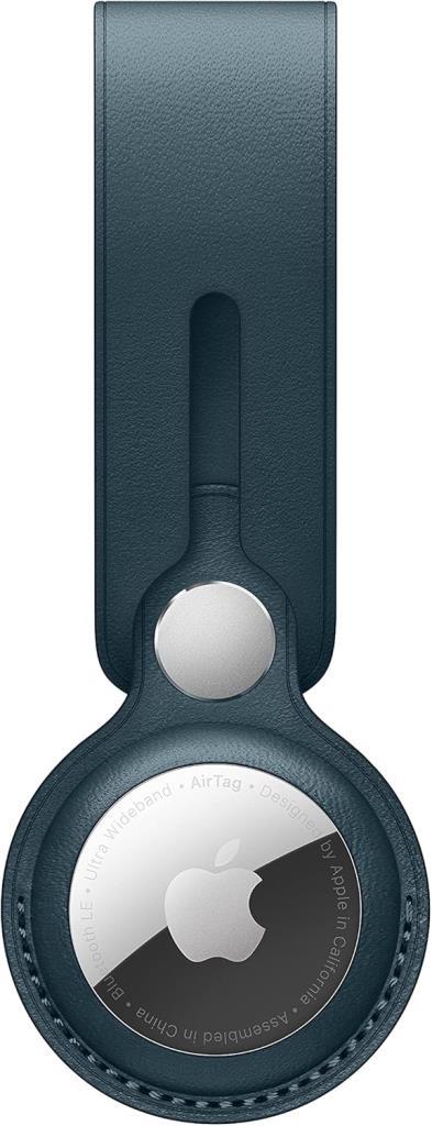Apple Airtag Leather Loop Baltic Blue