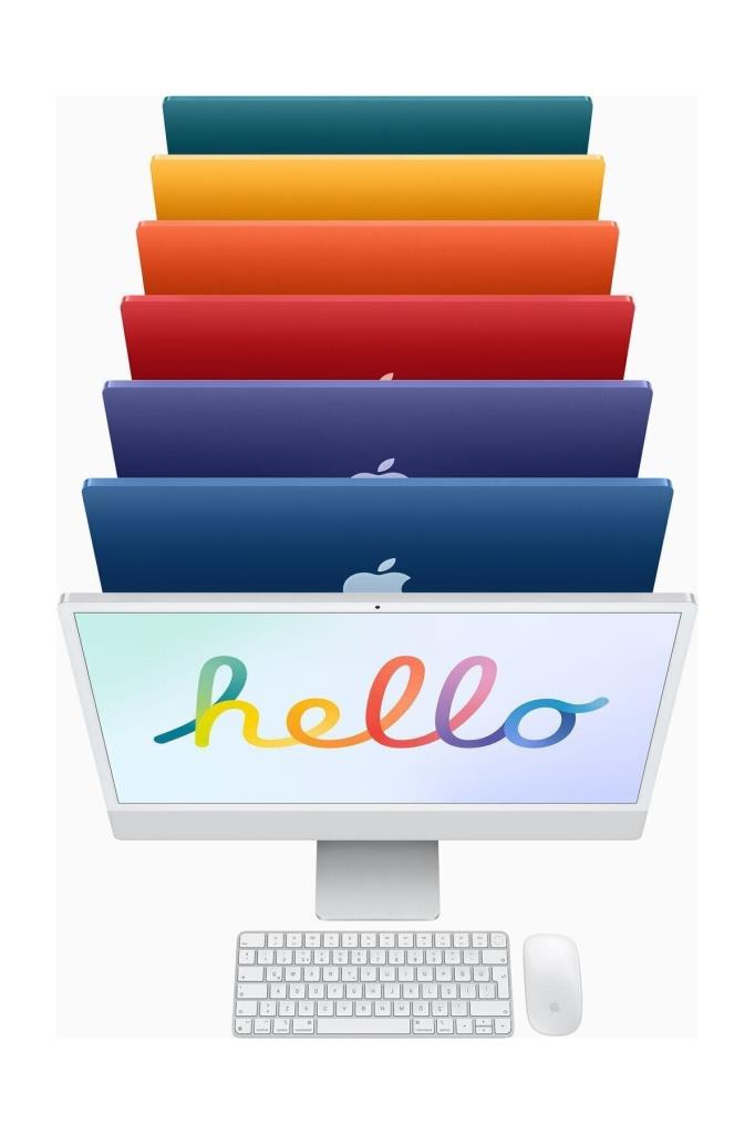 iMac M1 Pembe MGPM3TU/A 8 GB 256 GB SSD 8C GPU 24" 4.5K All in One PC Outlet