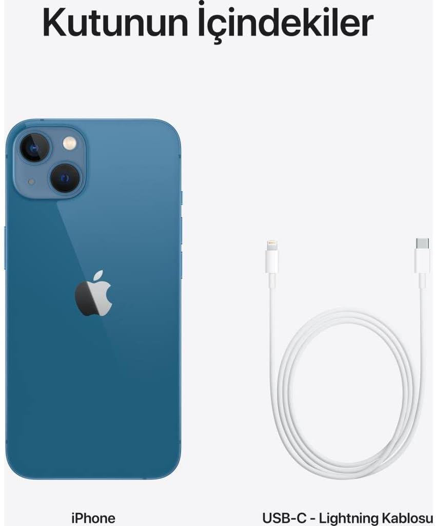 iPhone 13 128 GB Mavi (Apple Türkiye Garantili)