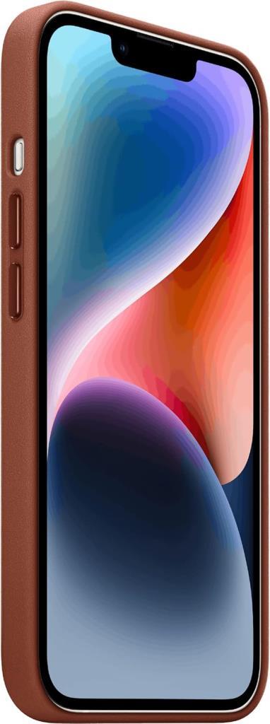 iPhone 14 Plus için MagSafe özellikli Deri Kılıf Toprak Kırmızısı Outlet