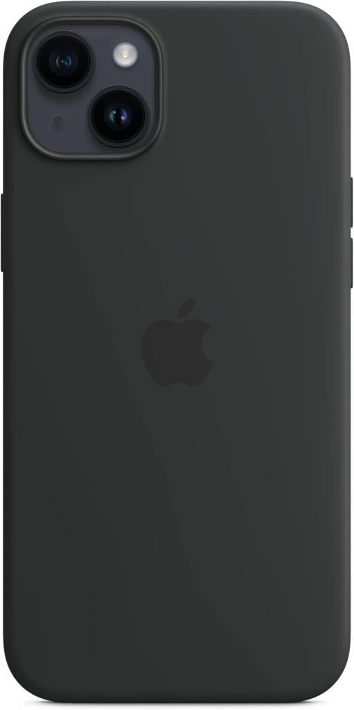 iPhone 14 için MagSafe özellikli Silikon Kılıf - Gece Yarısı