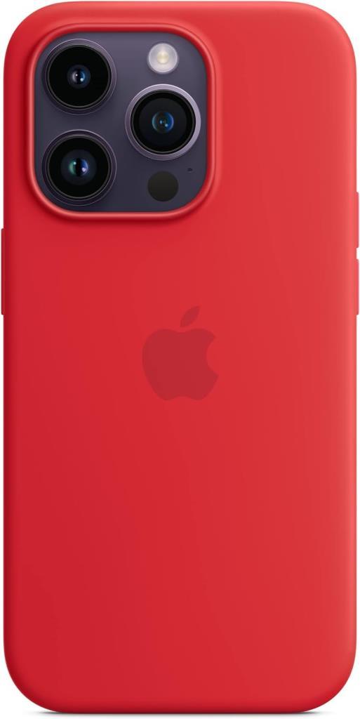 iPhone 14 için MagSafe özellikli Silikon Kılıf Product Red