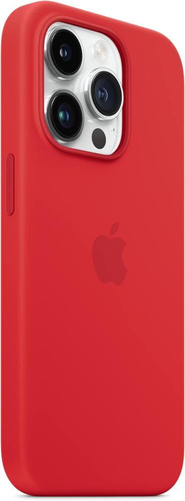 iPhone 14 için MagSafe özellikli Silikon Kılıf Product Red