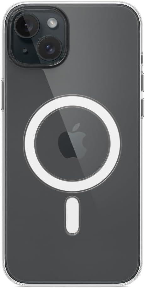 iPhone 15 Plus için MagSafe özellikli Şeffaf Kılıf Teşhir