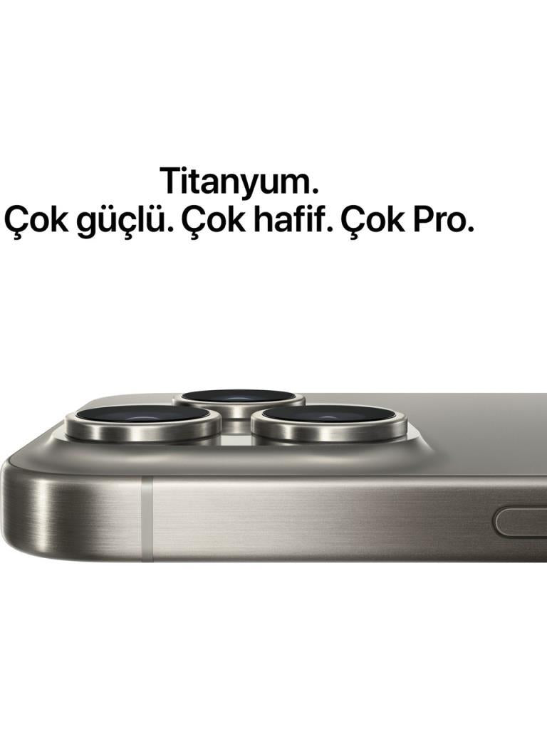 Yenilenmiş iPhone 15 Pro 128 GB Siyah Titanyum Cep Telefonu (1 Yıl Garantili) - B Kalite