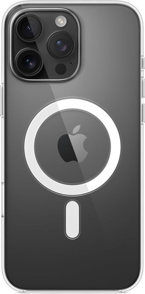 iPhone 16 Pro Max için MagSafe özellikli Şeffaf Kılıf Teşhir