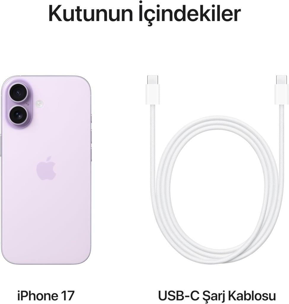 Apple iPhone 17 256 GB Lavanta - OUTLET