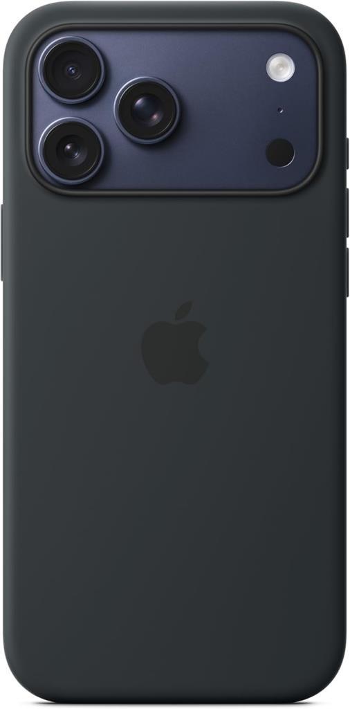 Apple iPhone 17 Pro Max için MagSafe özellikli Silikon Kılıf - Siyah Outlet