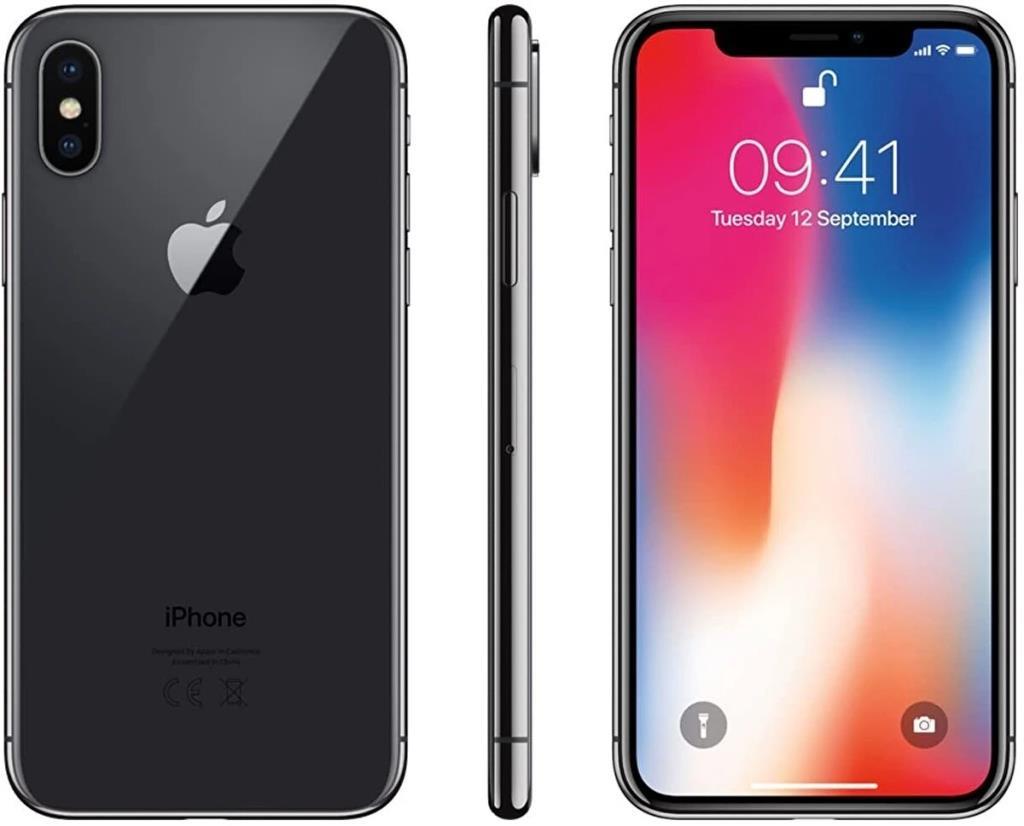 Yenilenmiş iPhone X 64 GB Siyah A Kalite