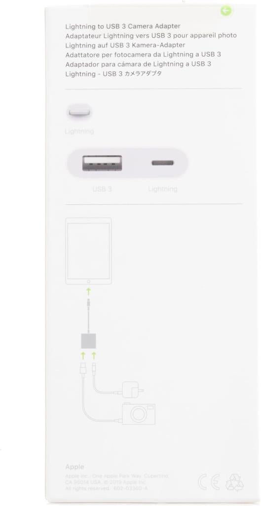 Apple MK0W2ZM/A USB 3 Kamera Adaptörü Teşhir