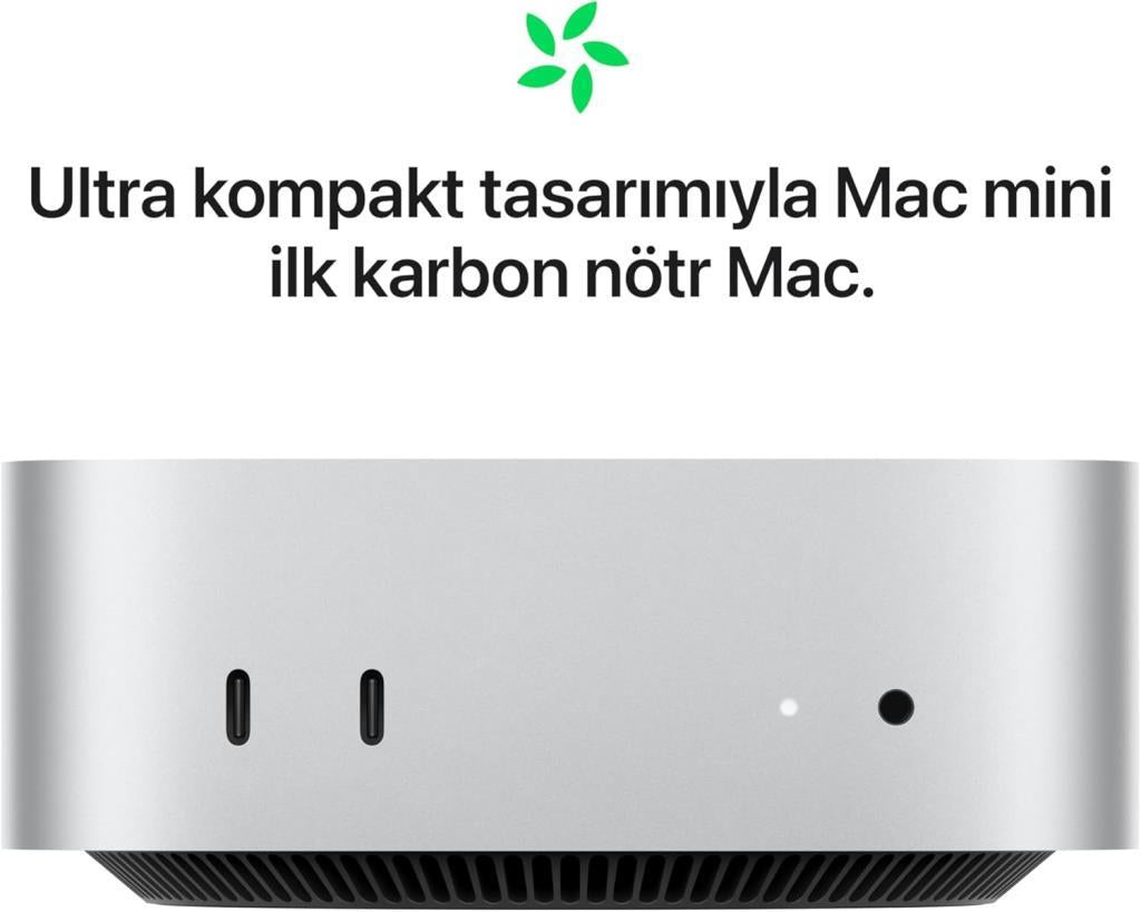 Mac Mini MU9D3TU/A Apple M4 16 GB 256 GB SSD Mini PC Teşhir (Açıklamayı Okuyunuz)