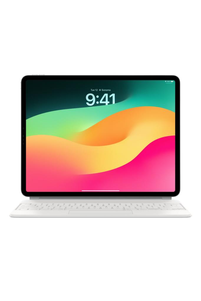 Apple Magic Keyboard for iPad Pro 12.9inch (6th Generation) - Turkish F-Keyboard - White MJQL3TU/A Outlet