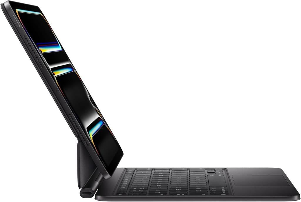 Apple Magic Keyboard Kılıf 11 İnç iPad Pro (M4) İçin Türkçe F Klavye, Aydınlatmalı, Trackpad'li Siyah - Outlet