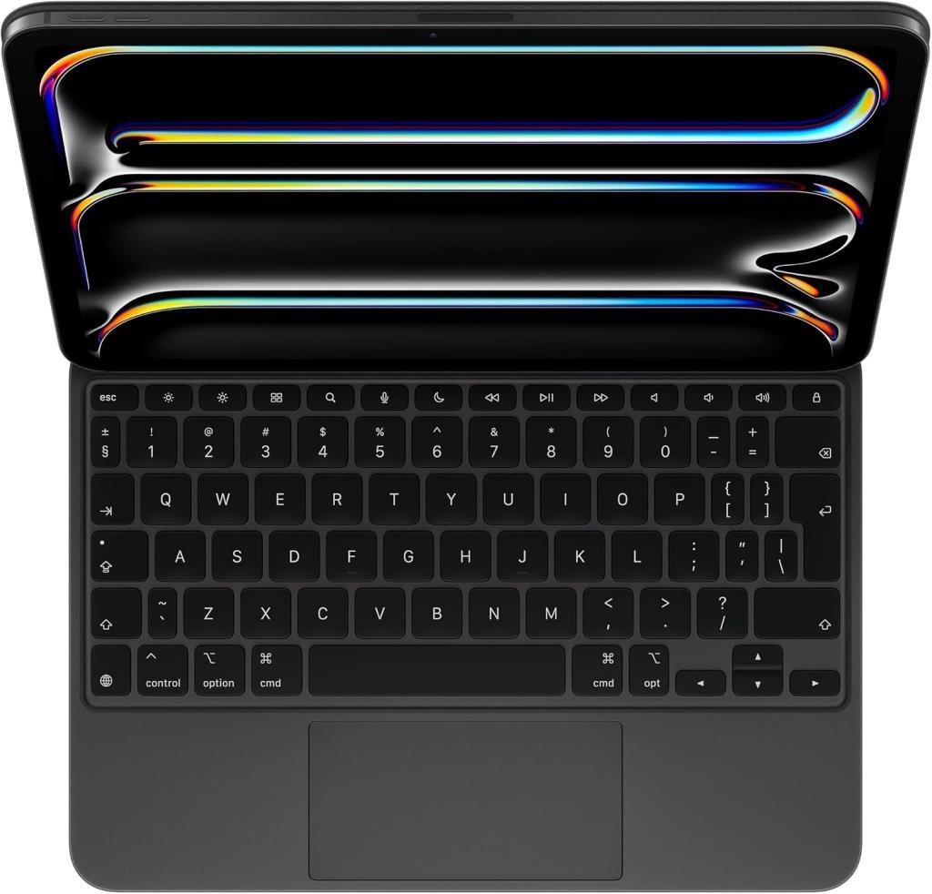 Apple Magic Keyboard Kılıf 11 İnç iPad Pro (M4) İçin Türkçe F Klavye, Aydınlatmalı, Trackpad'li Siyah - Outlet