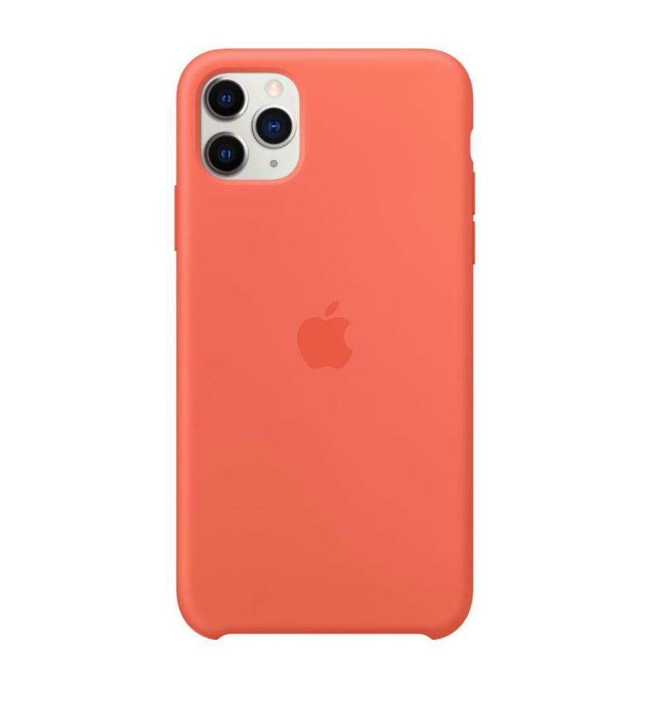 Apple iPhone 11 Pro Max Silikon Kılıf Mandalina Turuncu - MX022ZM/A Outlet