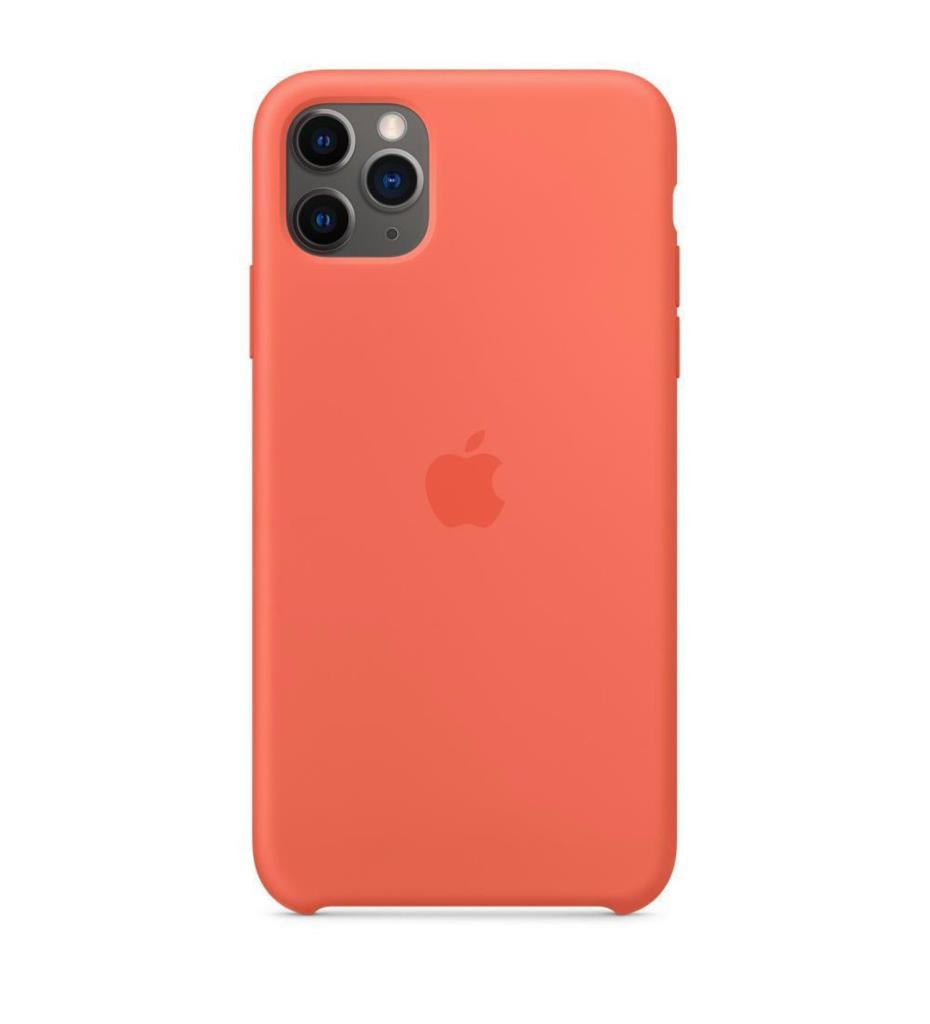 Apple iPhone 11 Pro Max Silikon Kılıf Mandalina Turuncu - MX022ZM/A Outlet