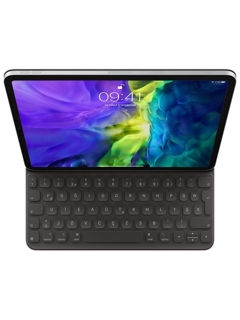 Apple11 inç iPad Pro (4. nesil) ve 11 inç iPad Air (M2) için Smart Keyboard Folio - Türkçe F Klavye MXNK2TU/A