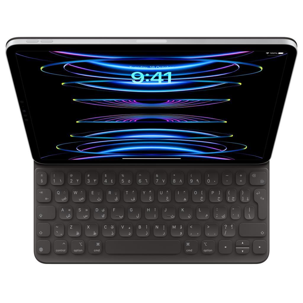 Apple 11 inç iPad Pro (4. nesil) ve 11 inç iPad Air (M2) için Smart Keyboard Folio - Arapça MXNK2AT/A