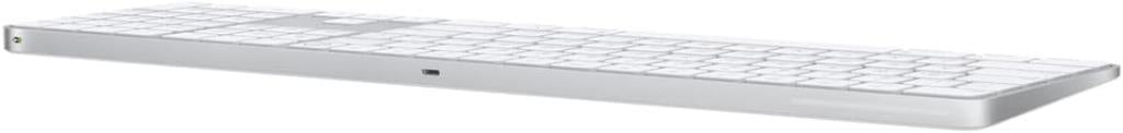 Apple Magic Keyboard Touch ID Sayısal Tuş Takımlı Türkçe F Klavye Beyaz Lightning Kablosuz Klavye