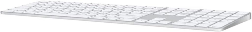 Apple Magic Keyboard Touch ID Sayısal Tuş Takımlı Türkçe F Klavye Beyaz Lightning Kablosuz Klavye