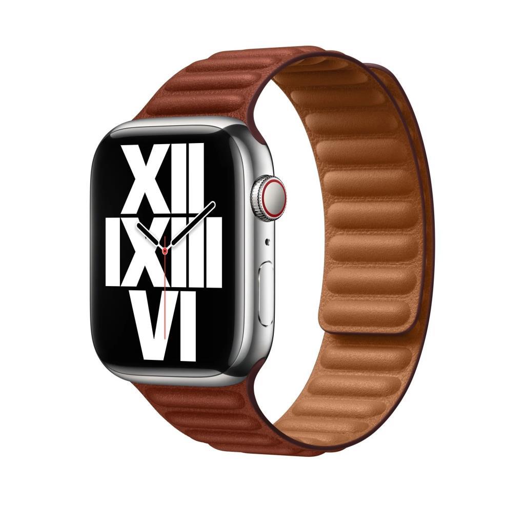Apple Watch 45mm Baklalı Model Deri Kayış S/M MP853ZM/A Outlet