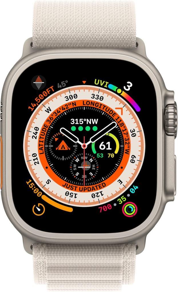 Apple Watch 49 mm Yıldız Işığı Alpine Loop - Küçük Boy - Teşhir