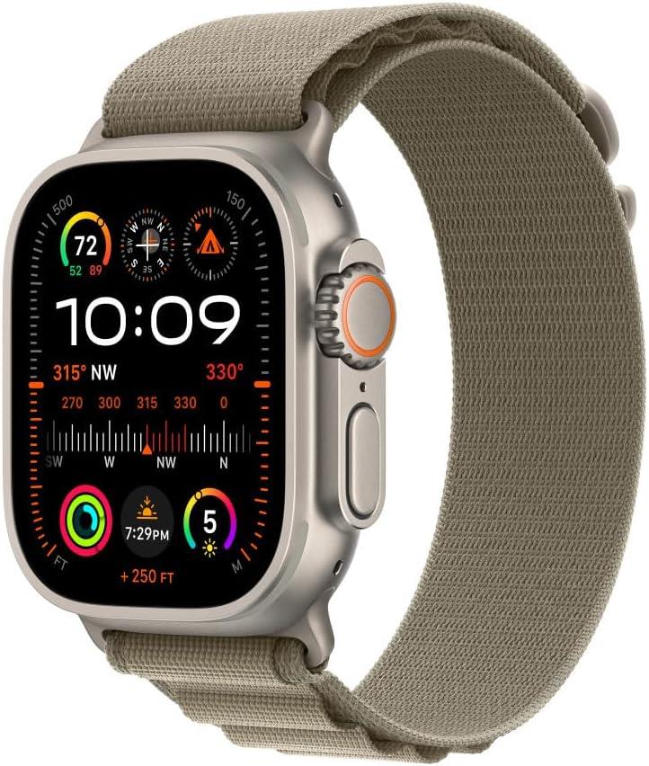 Apple Watch Band - Alpine Loop - 49 mm - Zeytin - Büyük Boy Outlet