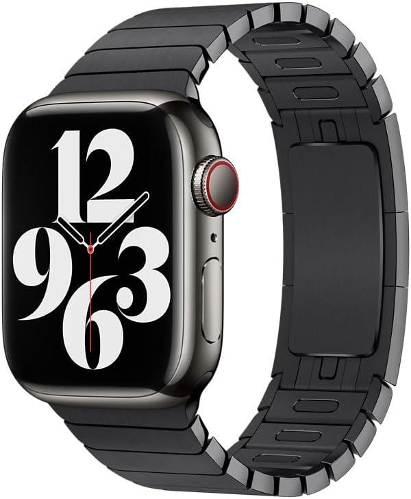 Apple Watch Band - Baklalı Model Bilezik - 38 mm - Uzay Siyahı - One Size - Outlet