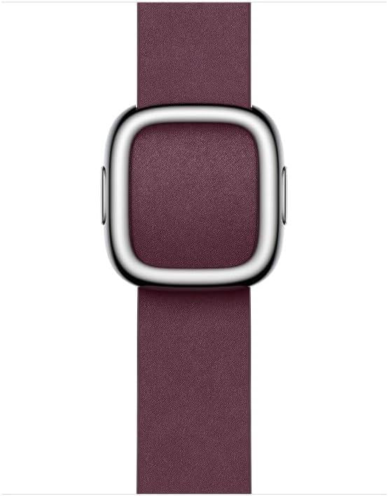 Apple Watch Band - Modern Tokalı Kayış - 41 mm - Karadut - Orta Boy Outlet