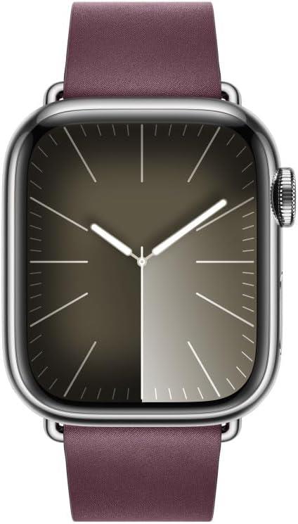 Apple Watch Band - Modern Tokalı Kayış - 41 mm - Karadut - Orta Boy Outlet