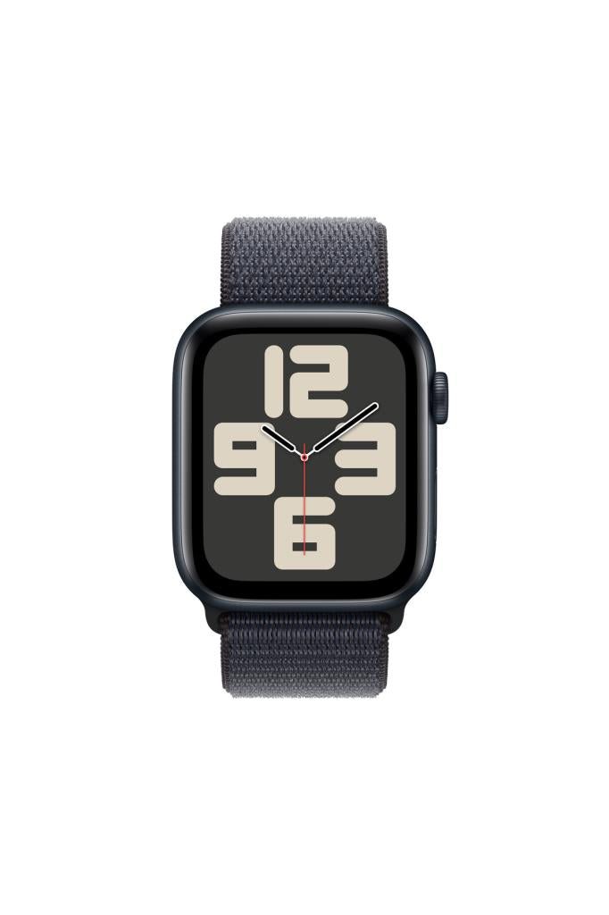 Apple Watch SE 2 2023 GPS 40mm Gece Yarısı Alüminyum Kasa ve Gece Yarısı Spor Loop Kordon Akıllı Saat - TEŞHİR