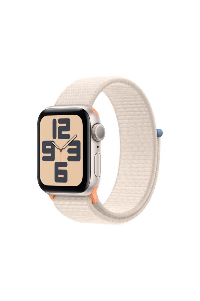 Apple Watch SE 2 2023 GPS 40mm Yıldız Işığı Alüminyum Kasa ve Yıldız Işığı Spor Loop Kordon Akıllı Saat