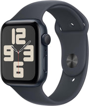 Apple Watch SE 2 GPS 44mm Gece Yarısı Alüminyum Kasa ve Spor Kordon Akıllı Saat - Teşhir