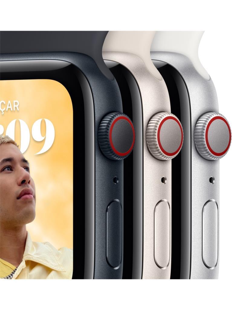 Apple Watch SE 2 GPS + Cellular 40mm Gece Yarısı Alüminyum Kasa ve Spor Kordon - Teşhir