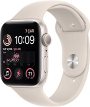 Apple Watch SE 2 GPS 44mm Yıldız Işığı Alüminyum Kasa ve Spor Kordon Akıllı Saat