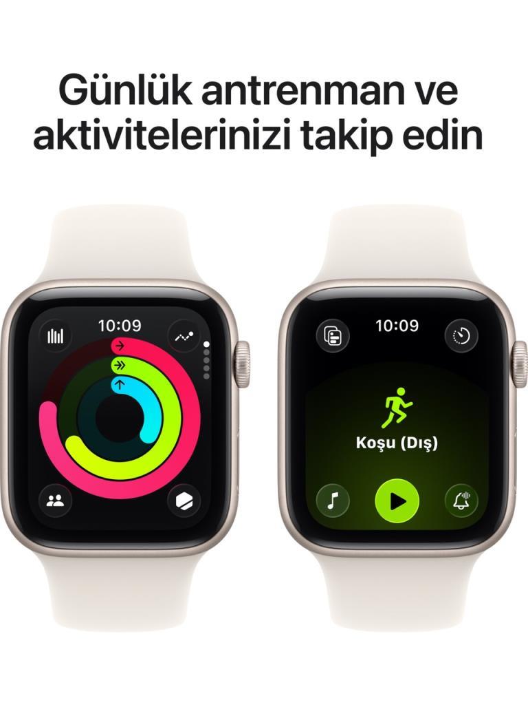 Apple Watch SE 3 GPS 40 mm Alüminyum Kasa Yıldız Işığı Spor Kordon Akıllı Saat