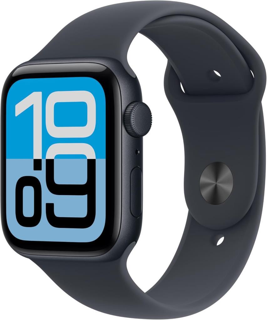 Apple Watch SE 3 GPS 44mm Gece Yarısı Alüminyum Kasa ve Gece Yarısı Spor Kordon Akıllı Saat Outlet (Açıklamayı Okuyunuz)