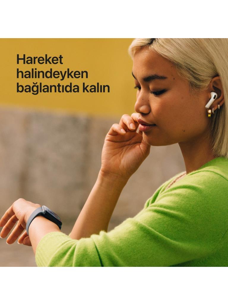 Apple Watch SE 3 GPS 44mm Gece Yarısı Alüminyum Kasa ve Gece Yarısı Spor Kordon Akıllı Saat Outlet (Açıklamayı Okuyunuz)