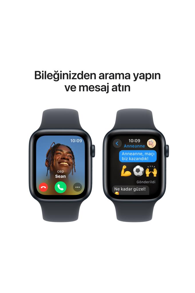 Apple Watch SE 2 GPS 40mm Gece Yarısı Alüminyum Kasa ve Spor Kordon Akıllı Saat - OUTLET