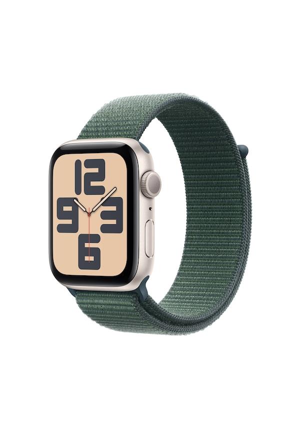 Apple Watch SE 2 2023 GPS 40mm Yıldız Işığı Alüminyum Kasa ve Göl Yeşili Spor Loop Kordon Akıllı Saat - Teşhir