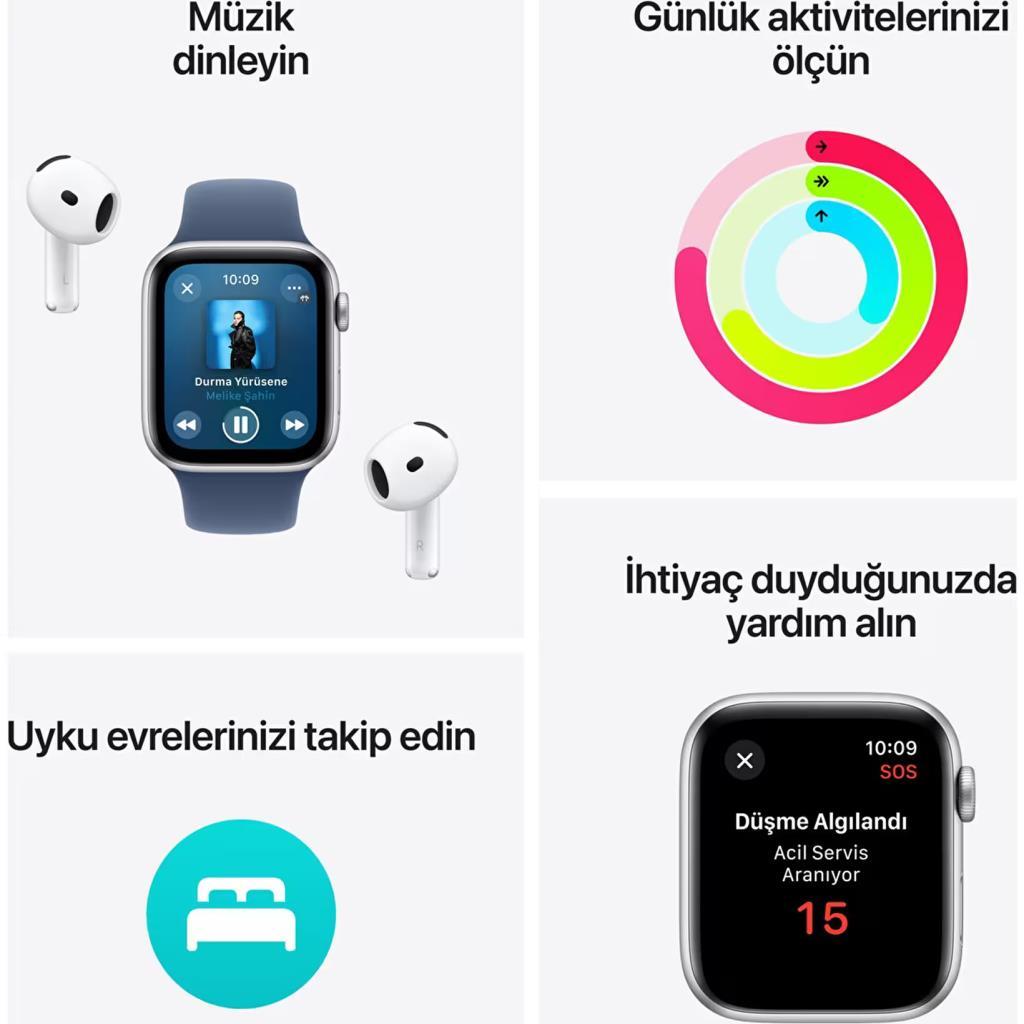 Apple Watch SE GPS 44mm Silver Aluminium Case - Outlet